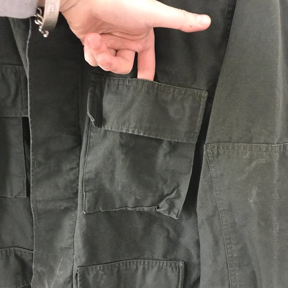 80s Nato Cotton Ripstop Field Shirt. Made in USA - Picture 7 of 10